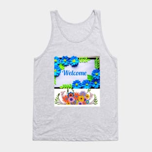 W FLOWER Tank Top